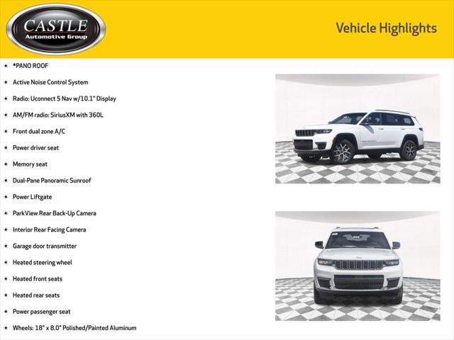 new 2025 Jeep Grand Cherokee L car, priced at $44,985