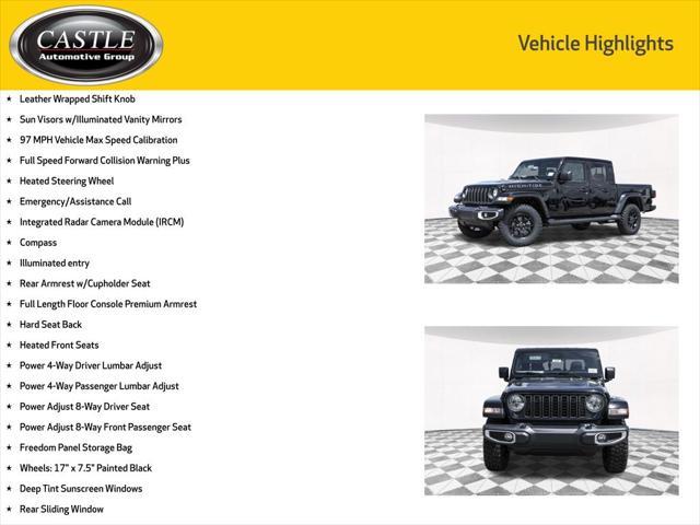 new 2025 Jeep Gladiator car, priced at $44,327