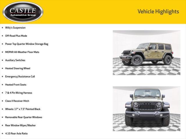 new 2025 Jeep Wrangler 4xe car, priced at $54,415