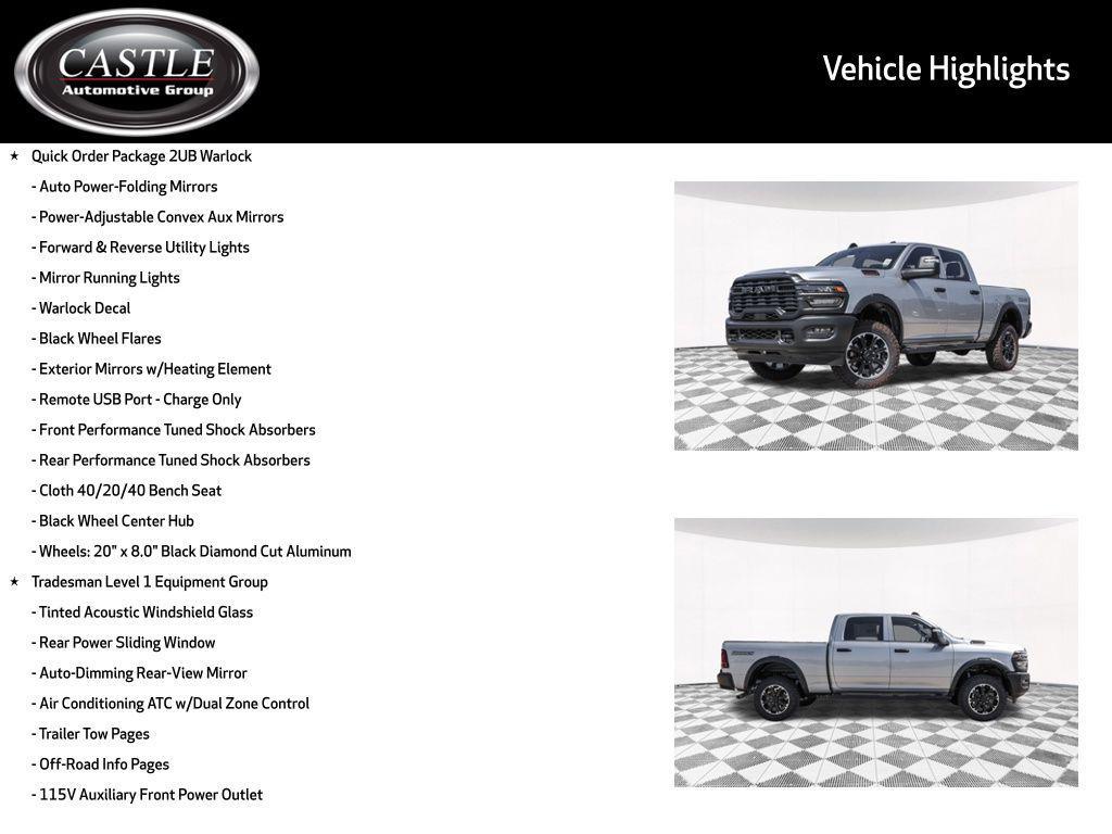 new 2026 Ram 2500 car, priced at $55,440