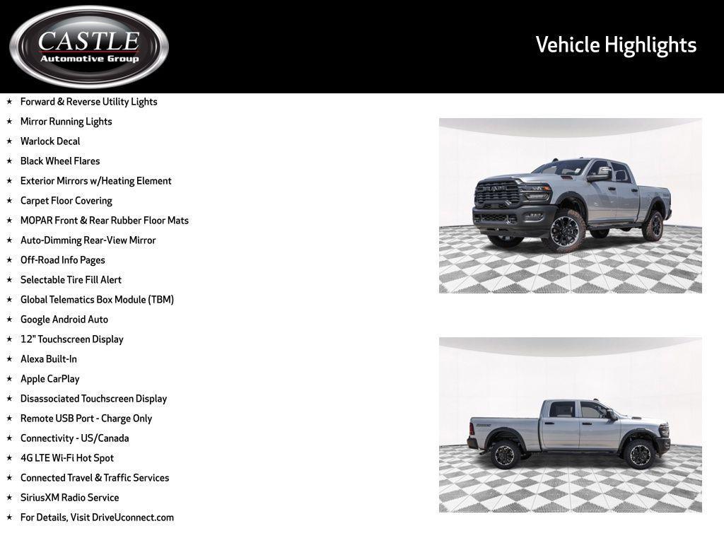 new 2026 Ram 2500 car, priced at $55,440