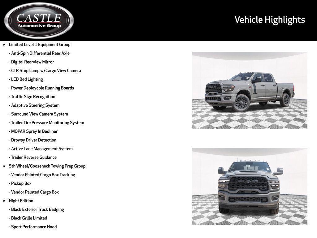 new 2025 Ram 2500 car, priced at $92,545