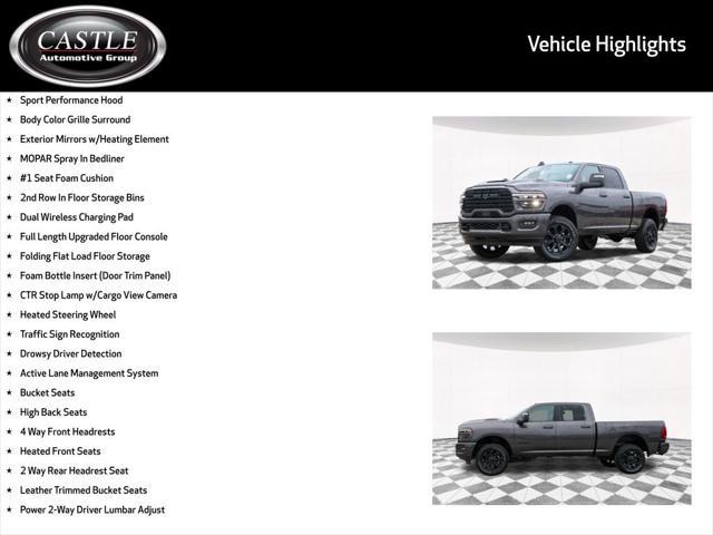new 2025 Ram 2500 car, priced at $66,271