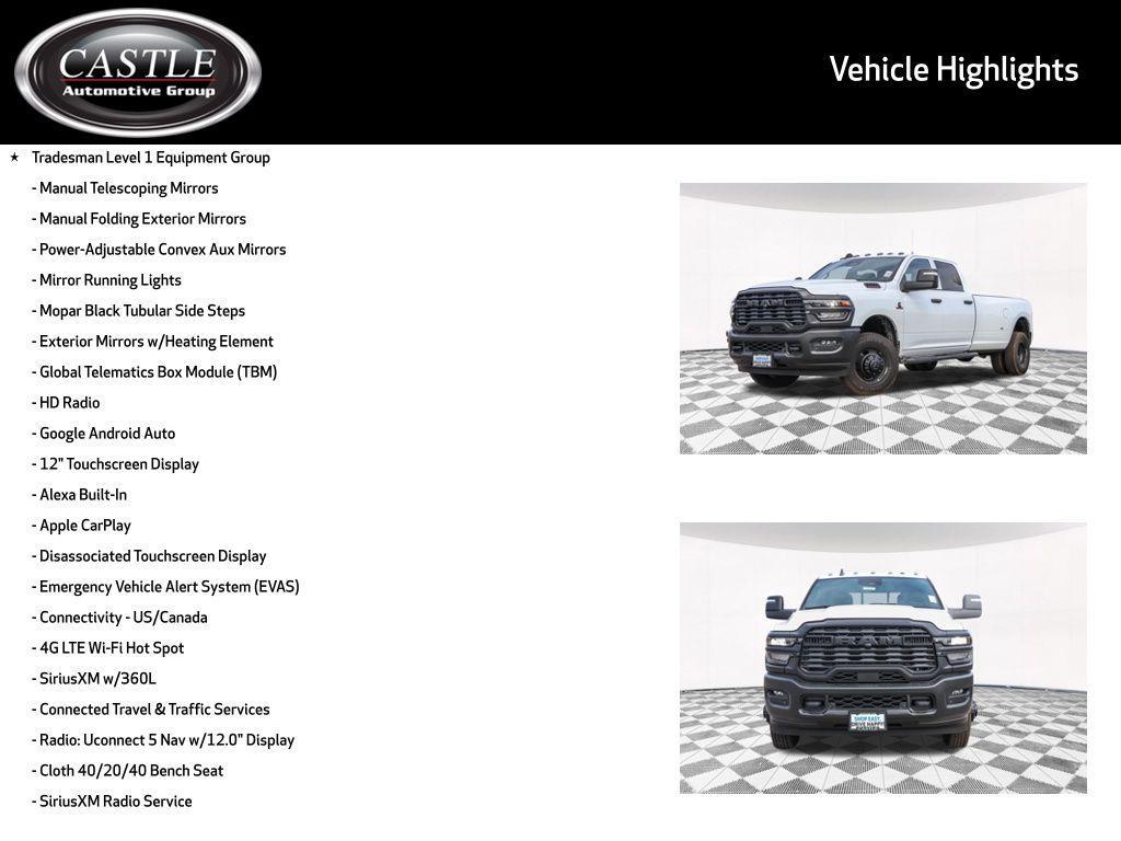 new 2026 Ram 3500 car, priced at $65,930