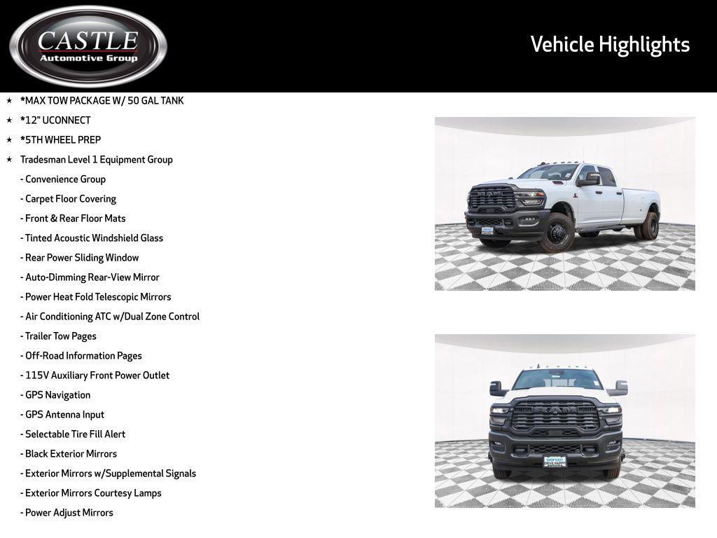 new 2026 Ram 3500 car, priced at $65,930