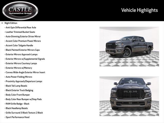 new 2025 Ram 1500 car, priced at $62,011