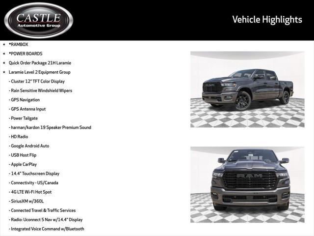 new 2025 Ram 1500 car, priced at $62,011