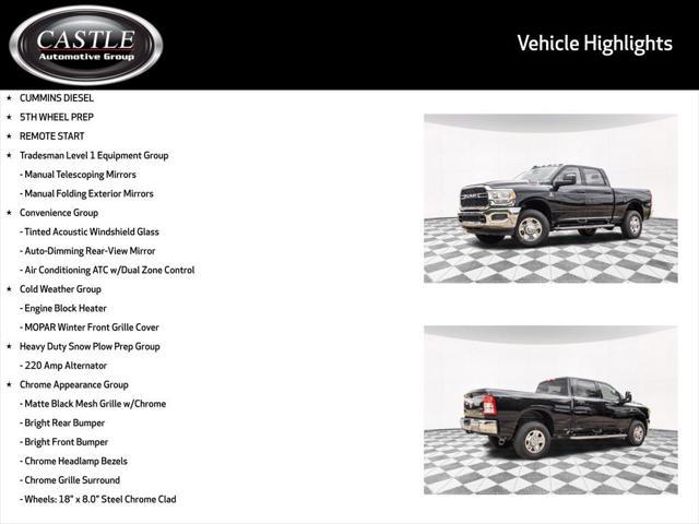 new 2024 Ram 2500 car, priced at $63,330