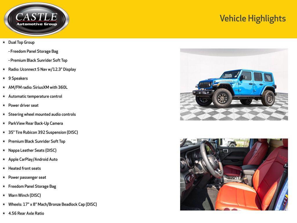 new 2024 Jeep Wrangler car, priced at $82,648