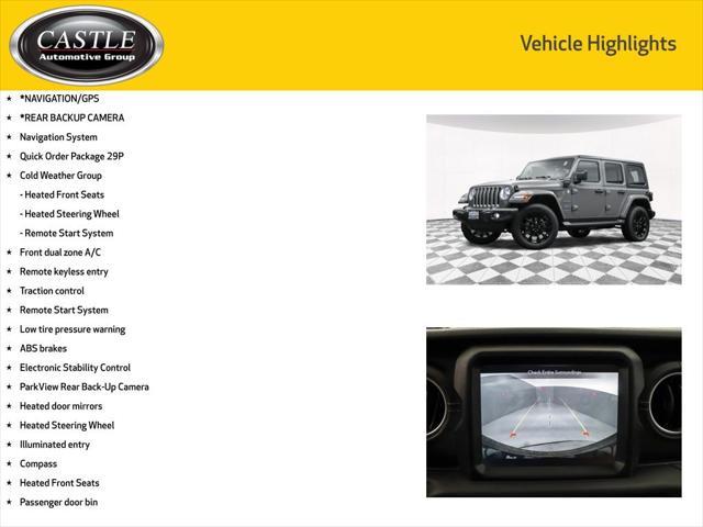 used 2021 Jeep Wrangler Unlimited 4xe car, priced at $34,477