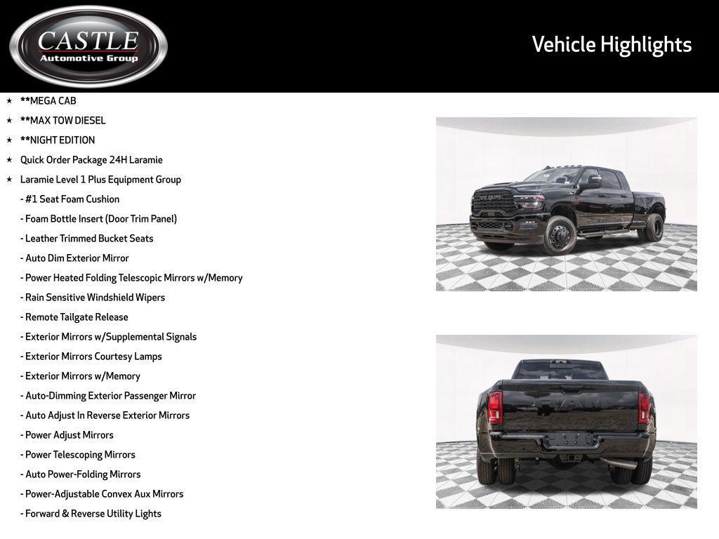 new 2025 Ram 3500 car, priced at $81,477