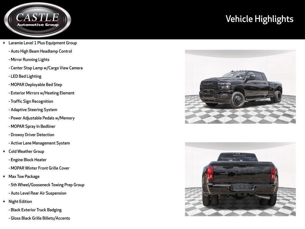 new 2025 Ram 3500 car, priced at $81,477