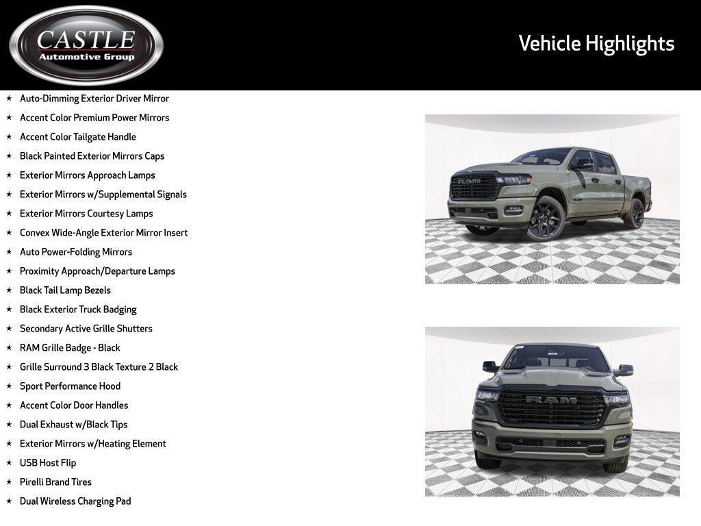 new 2026 Ram 1500 car, priced at $63,612