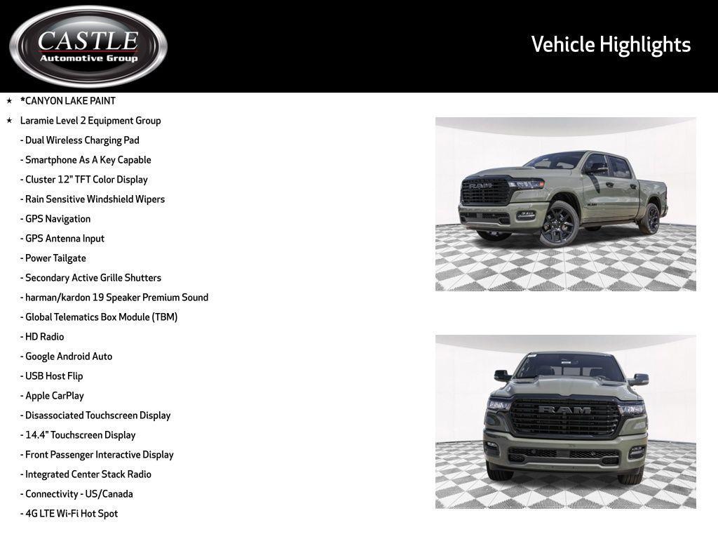 new 2026 Ram 1500 car, priced at $63,612