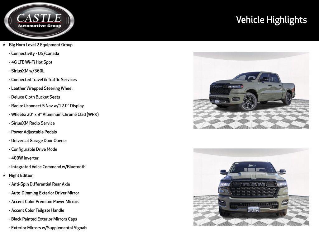 new 2026 Ram 1500 car, priced at $50,520