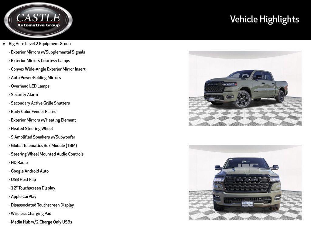 new 2026 Ram 1500 car, priced at $50,520