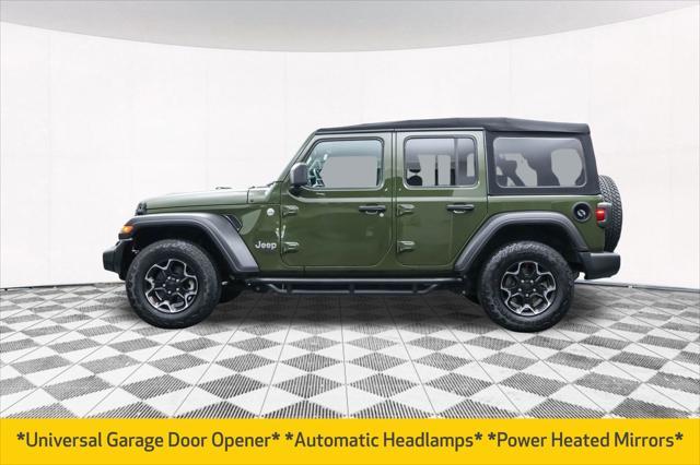 used 2021 Jeep Wrangler Unlimited car, priced at $24,377