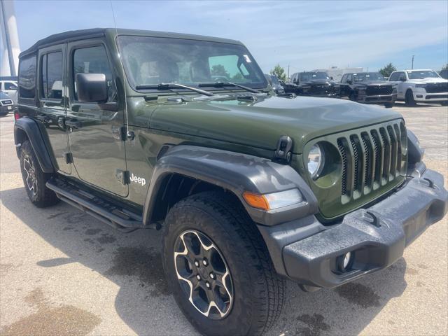 used 2021 Jeep Wrangler Unlimited car, priced at $25,477