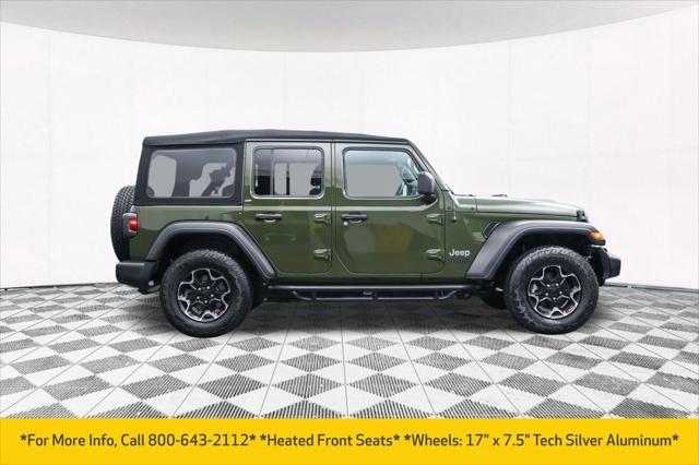 used 2021 Jeep Wrangler Unlimited car, priced at $24,377