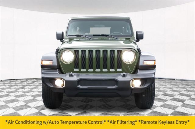 used 2021 Jeep Wrangler Unlimited car, priced at $24,377