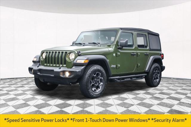 used 2021 Jeep Wrangler Unlimited car, priced at $24,377
