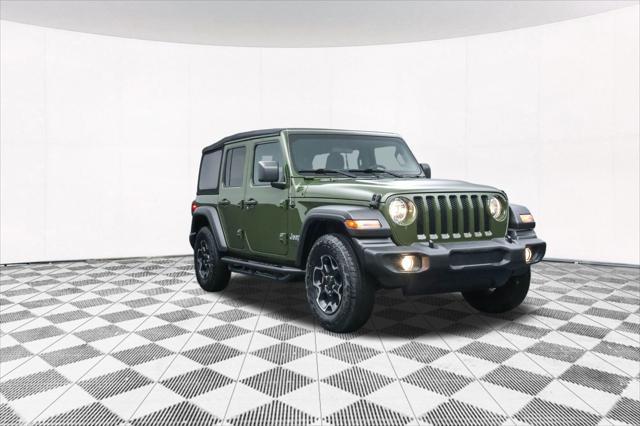 used 2021 Jeep Wrangler Unlimited car, priced at $24,377