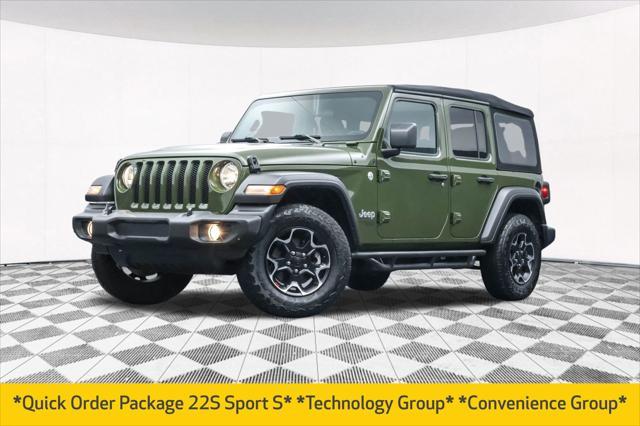 used 2021 Jeep Wrangler Unlimited car, priced at $24,377