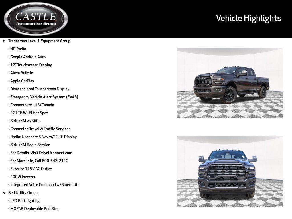 new 2026 Ram 2500 car, priced at $53,195