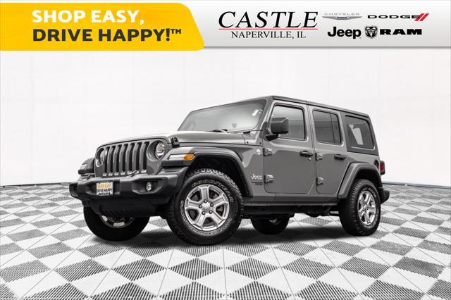 used 2020 Jeep Wrangler Unlimited car, priced at $26,377