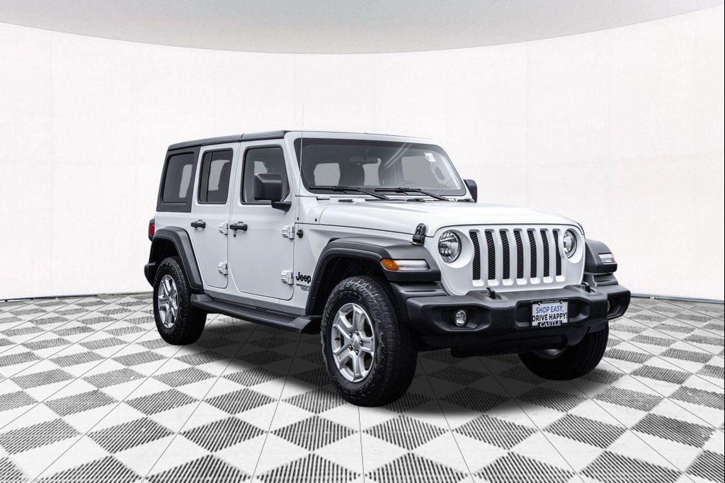 used 2021 Jeep Wrangler Unlimited car, priced at $22,977