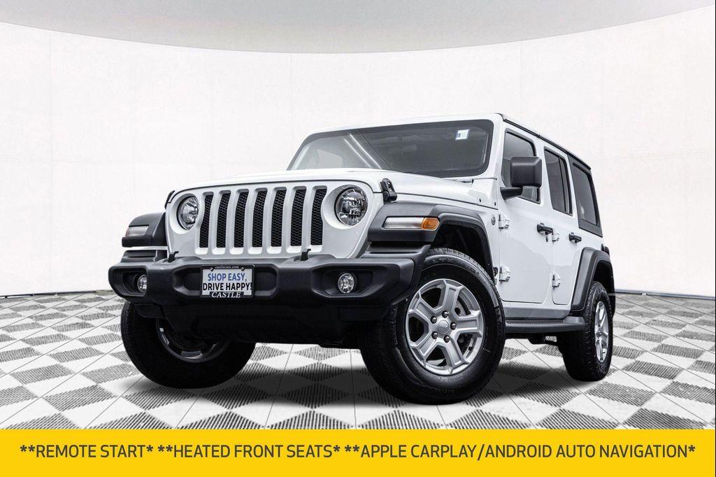used 2021 Jeep Wrangler Unlimited car, priced at $22,977