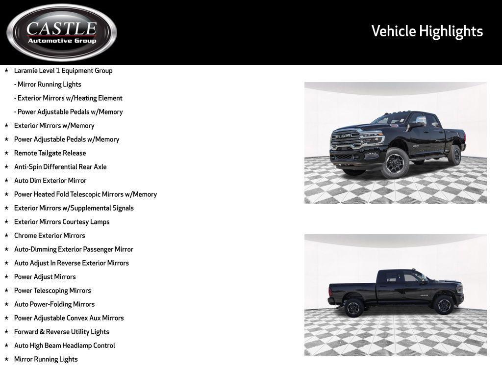 new 2025 Ram 2500 car, priced at $59,415