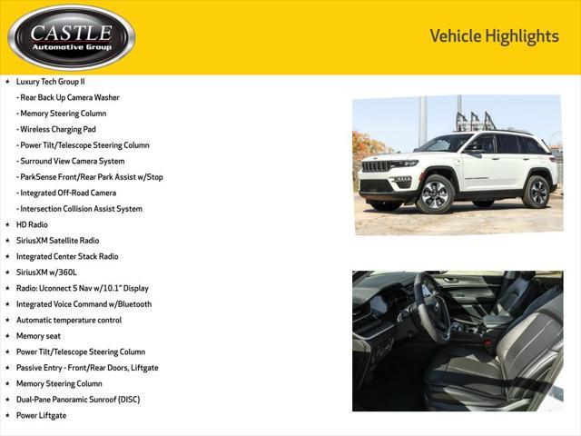 used 2022 Jeep Grand Cherokee 4xe car, priced at $38,977