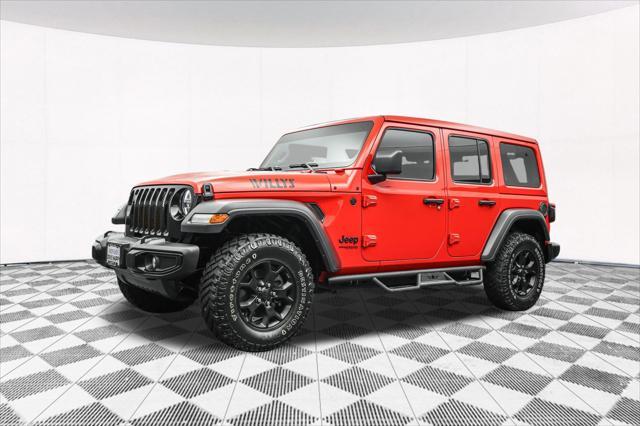 used 2021 Jeep Wrangler car, priced at $33,777