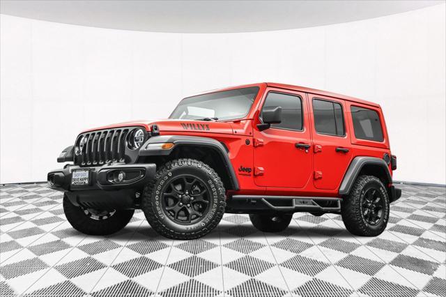 used 2021 Jeep Wrangler car, priced at $33,777