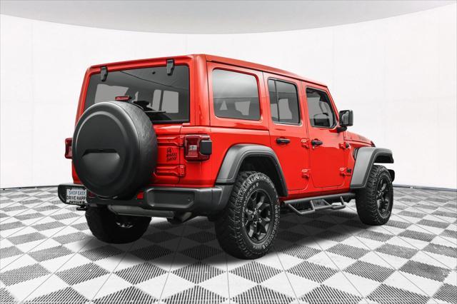 used 2021 Jeep Wrangler car, priced at $33,777