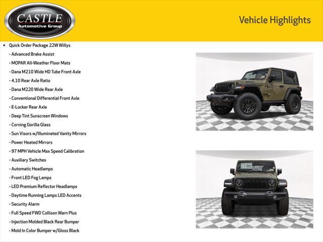 new 2025 Jeep Wrangler car, priced at $45,155