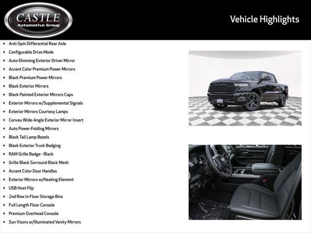 new 2025 Ram 1500 car, priced at $45,673