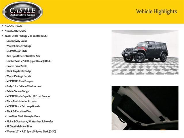 used 2017 Jeep Wrangler Unlimited car, priced at $23,977