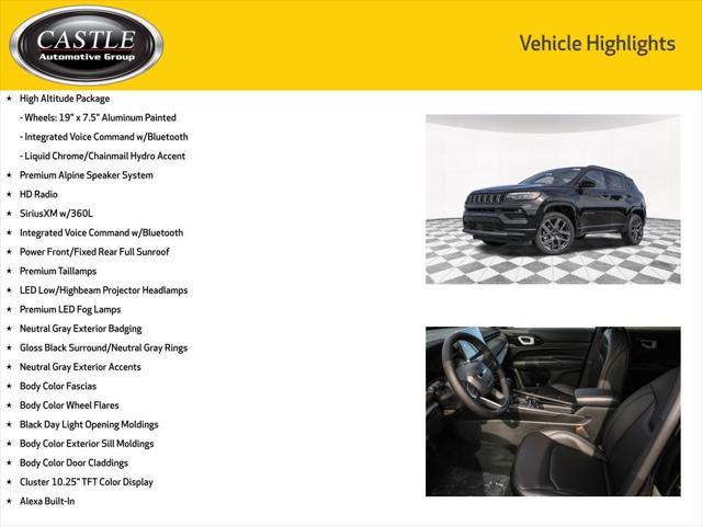 new 2025 Jeep Compass car, priced at $34,638