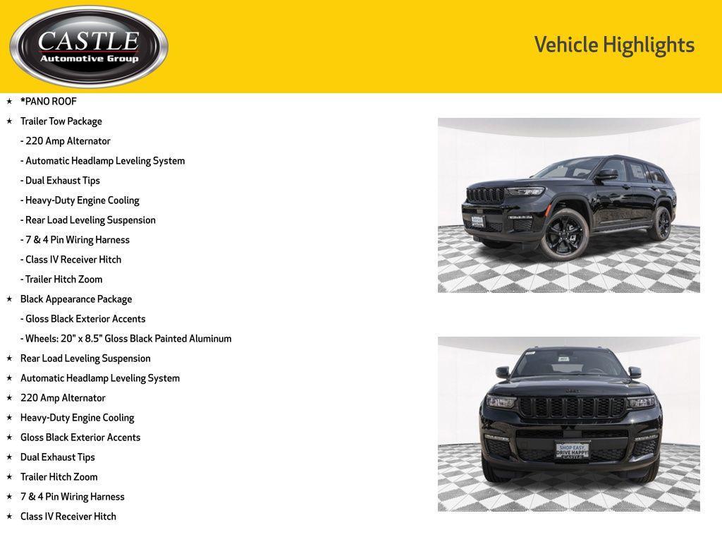 new 2025 Jeep Grand Cherokee L car, priced at $42,590