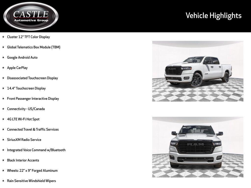 new 2026 Ram 1500 car, priced at $63,612
