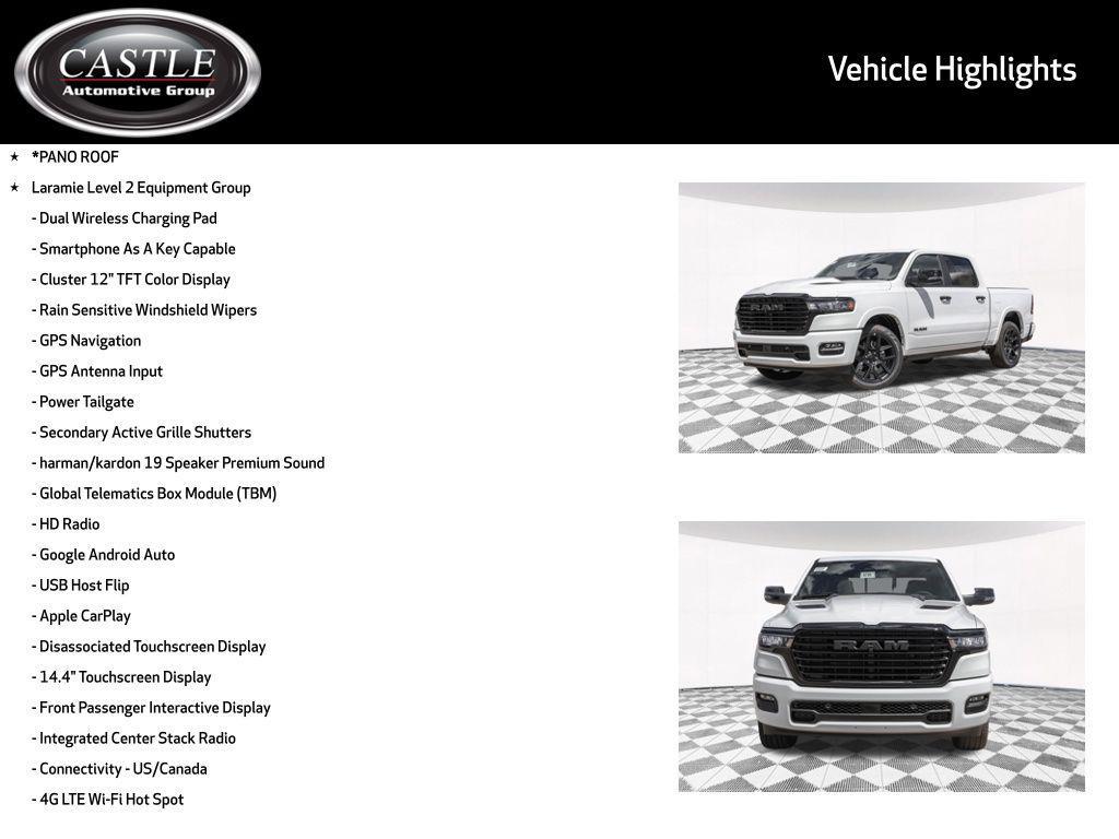new 2026 Ram 1500 car, priced at $63,612