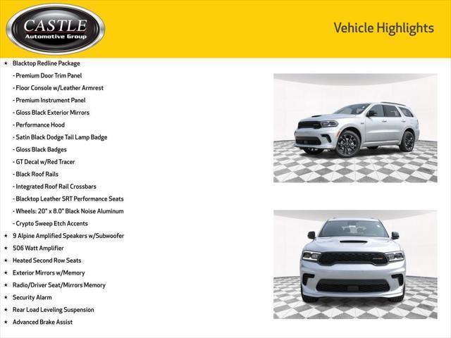 new 2025 Dodge Durango car, priced at $46,310