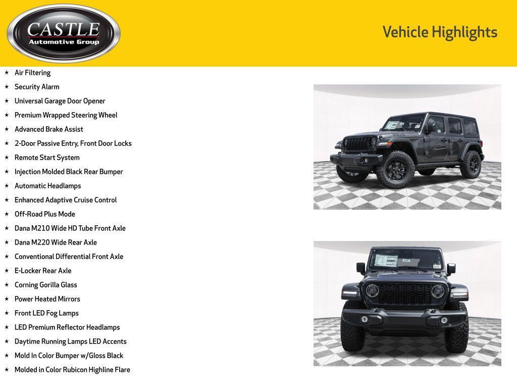 new 2025 Jeep Wrangler car, priced at $44,506