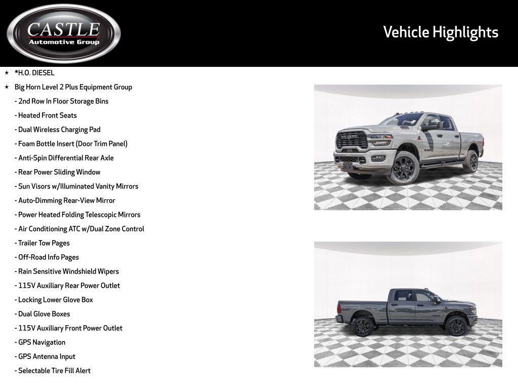 new 2025 Ram 2500 car, priced at $66,930