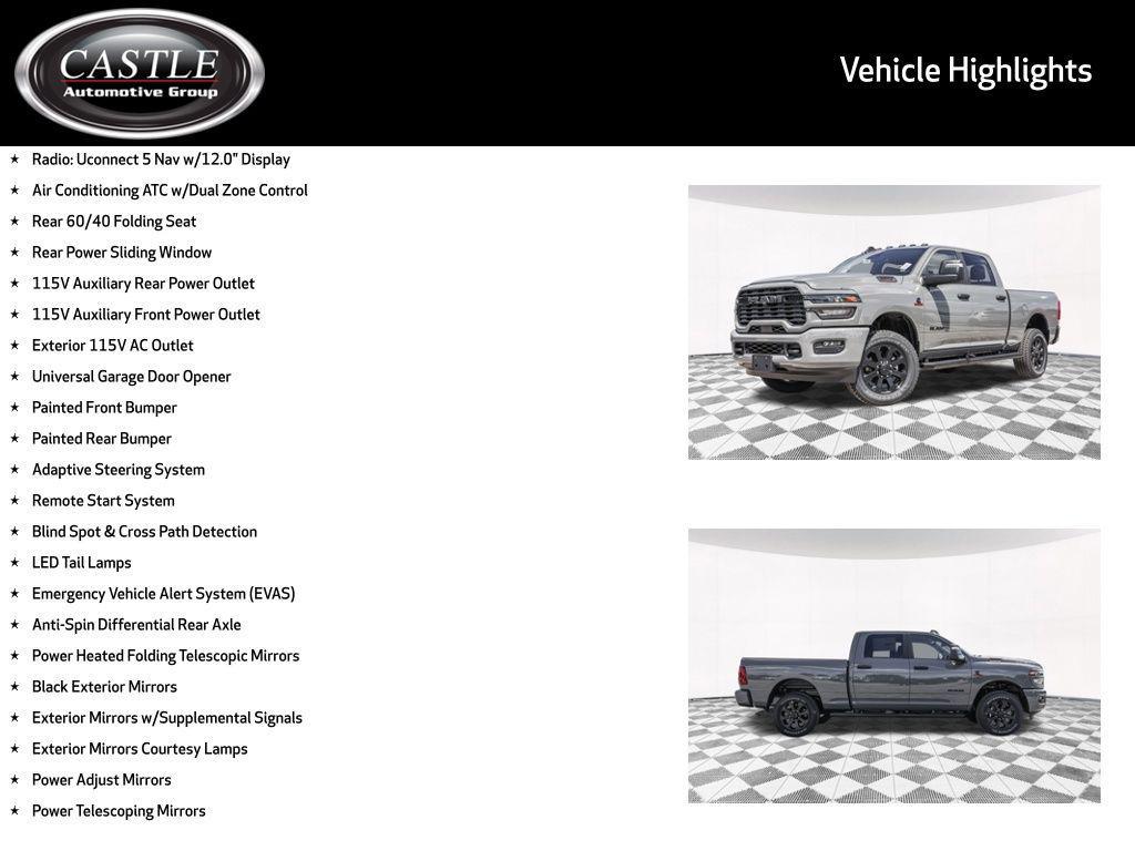 new 2025 Ram 2500 car, priced at $66,930