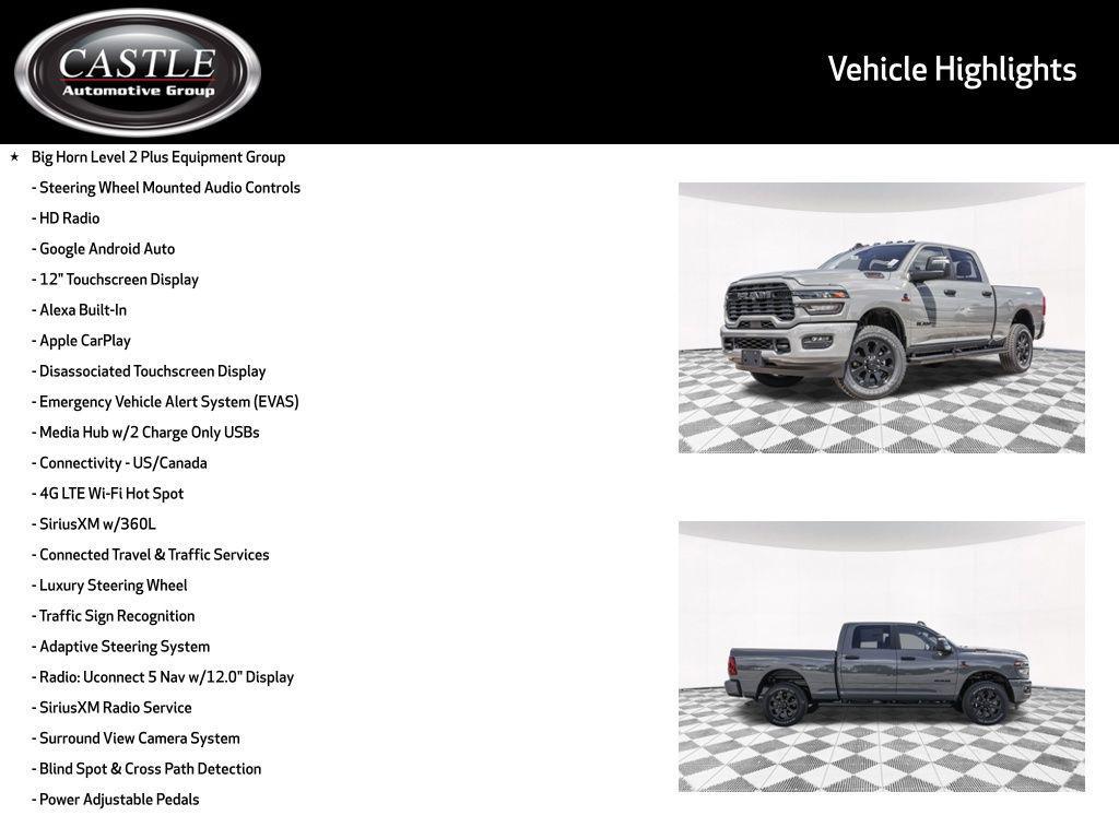 new 2025 Ram 2500 car, priced at $66,930