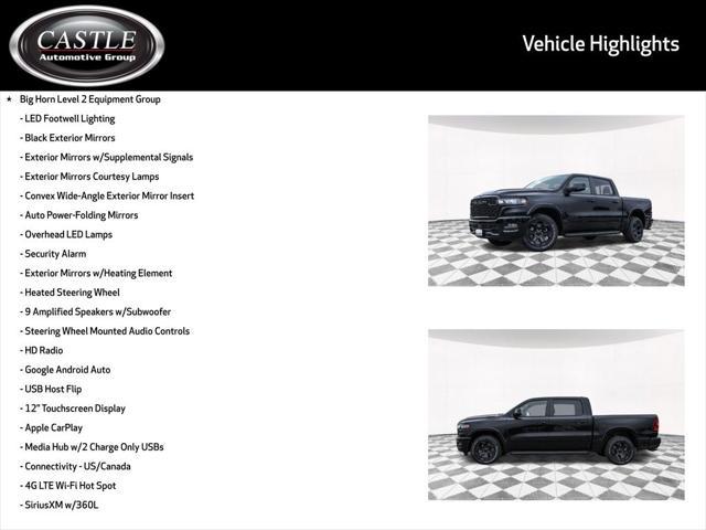 new 2025 Ram 1500 car, priced at $50,343