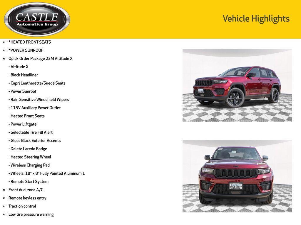 new 2025 Jeep Grand Cherokee car, priced at $38,502